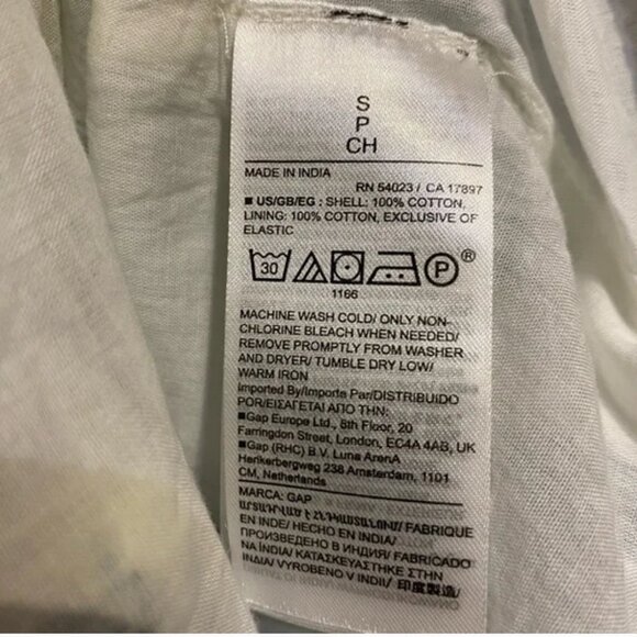 LoveShackFancy x Gap Blue Floral Ruffle Mini Dress - Picture 4 of 11